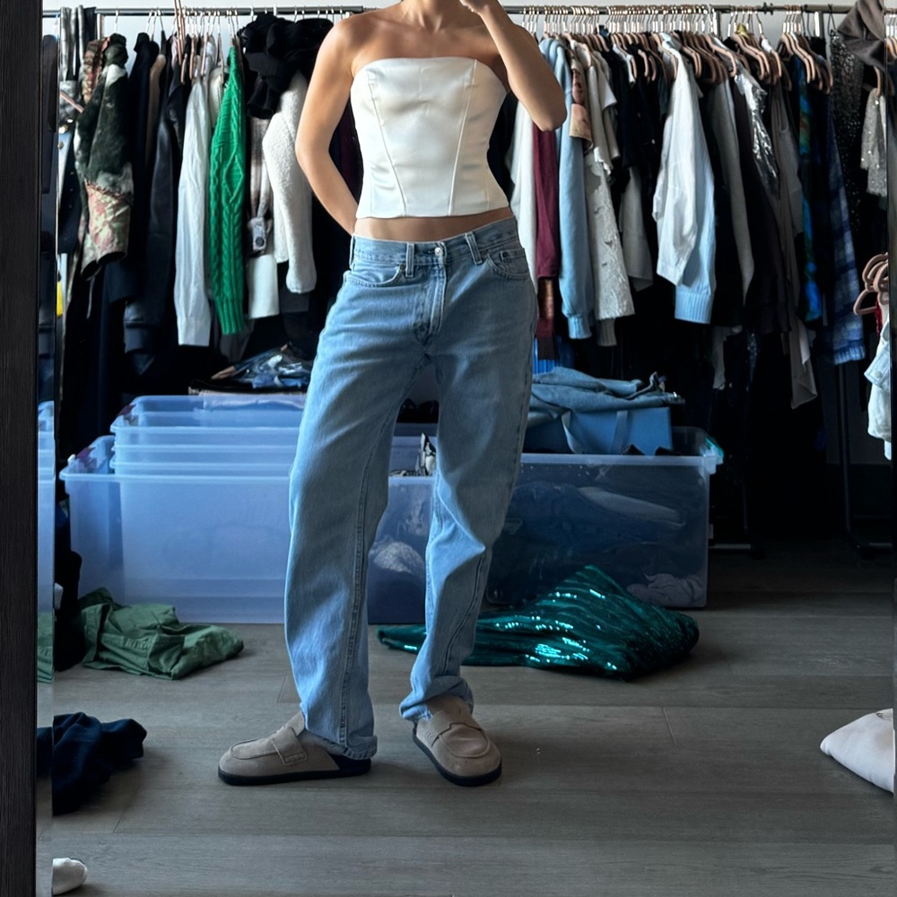 Aritzia Castle Satin Bustier